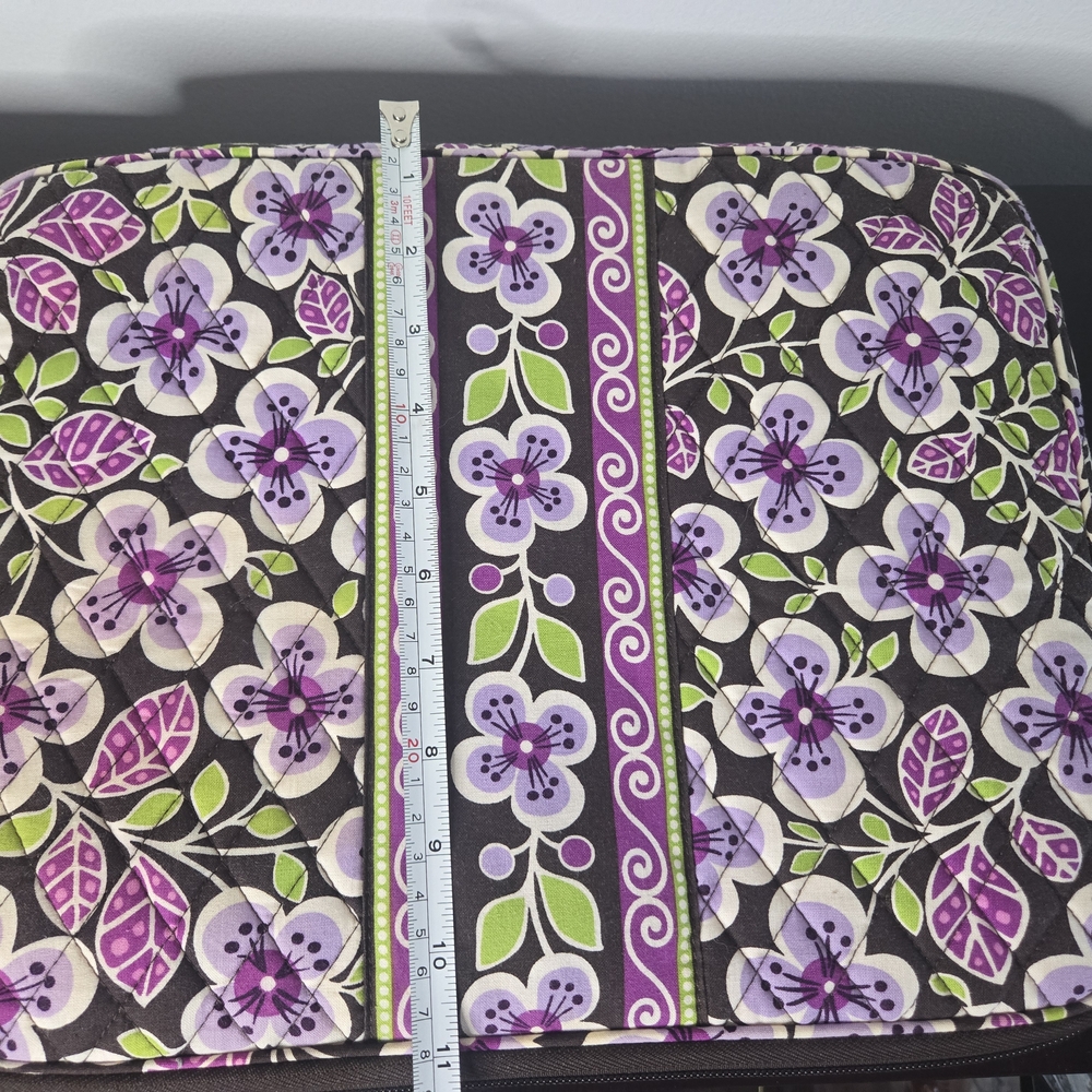 Vera Bradley Purple Foral Laptop Sleeve - Picture 6 of 7
